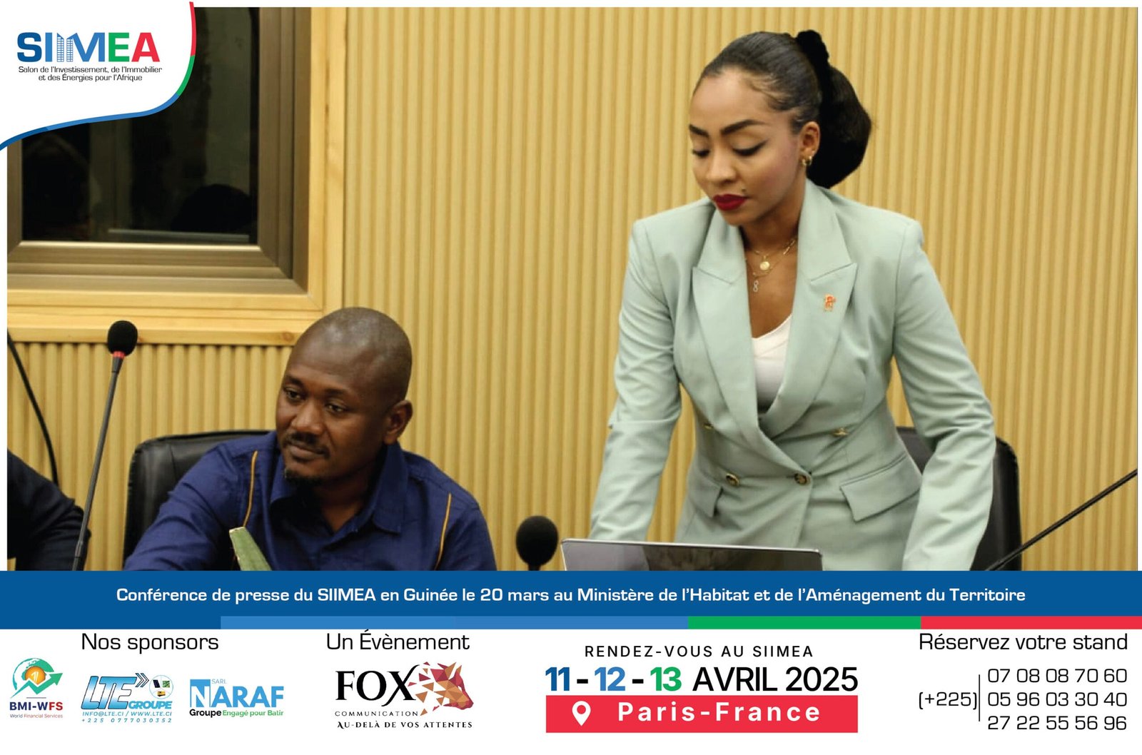 10Conférence de presse du SIMEA en Guinée le 20 mars au Ministère de l’Habitat et de l’Aménagement du Territoire