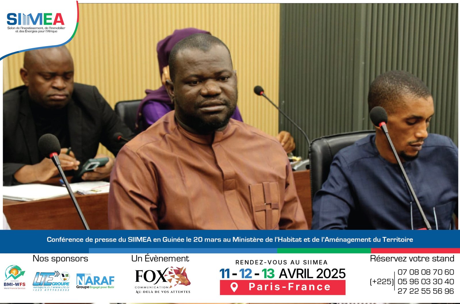 12Conférence de presse du SIMEA en Guinée le 20 mars au Ministère de l’Habitat et de l’Aménagement du Territoire