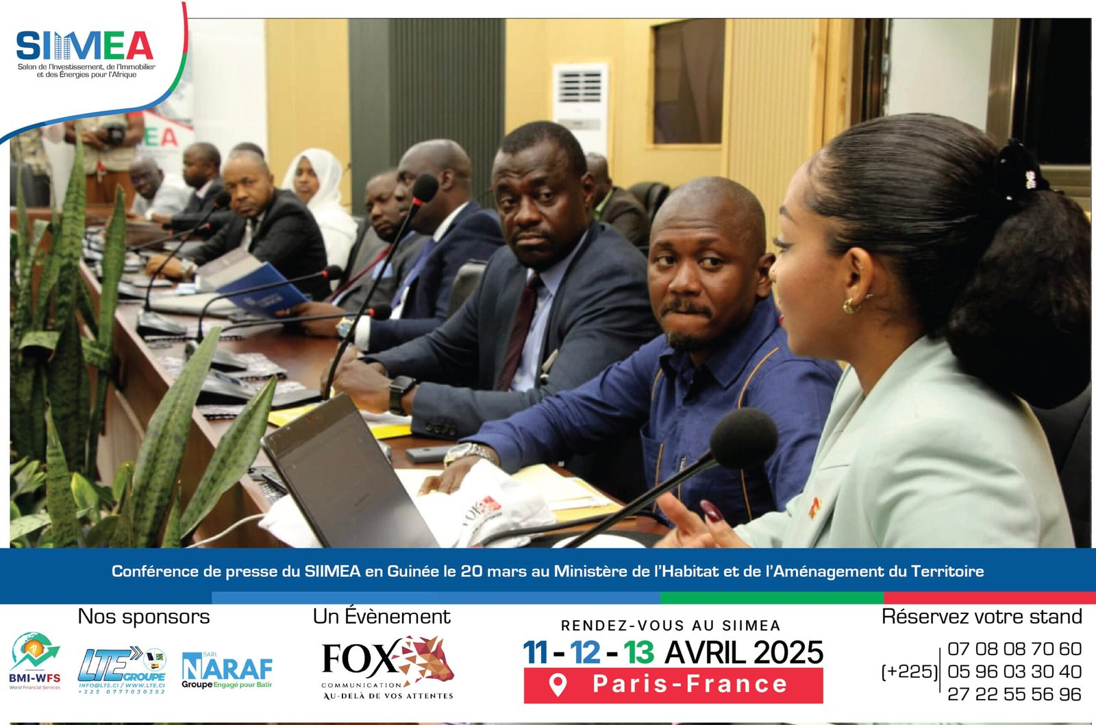 13Conférence de presse du SIMEA en Guinée le 20 mars au Ministère de l’Habitat et de l’Aménagement du Territoire
