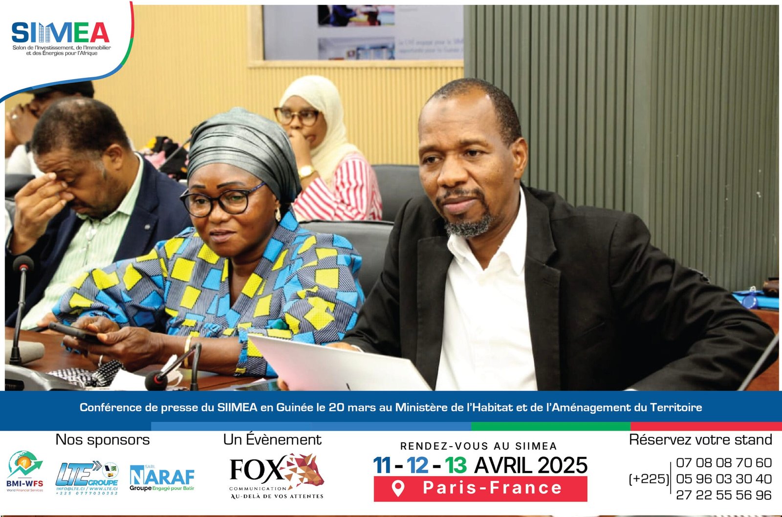19Conférence de presse du SIMEA en Guinée le 20 mars au Ministère de l’Habitat et de l’Aménagement du Territoire