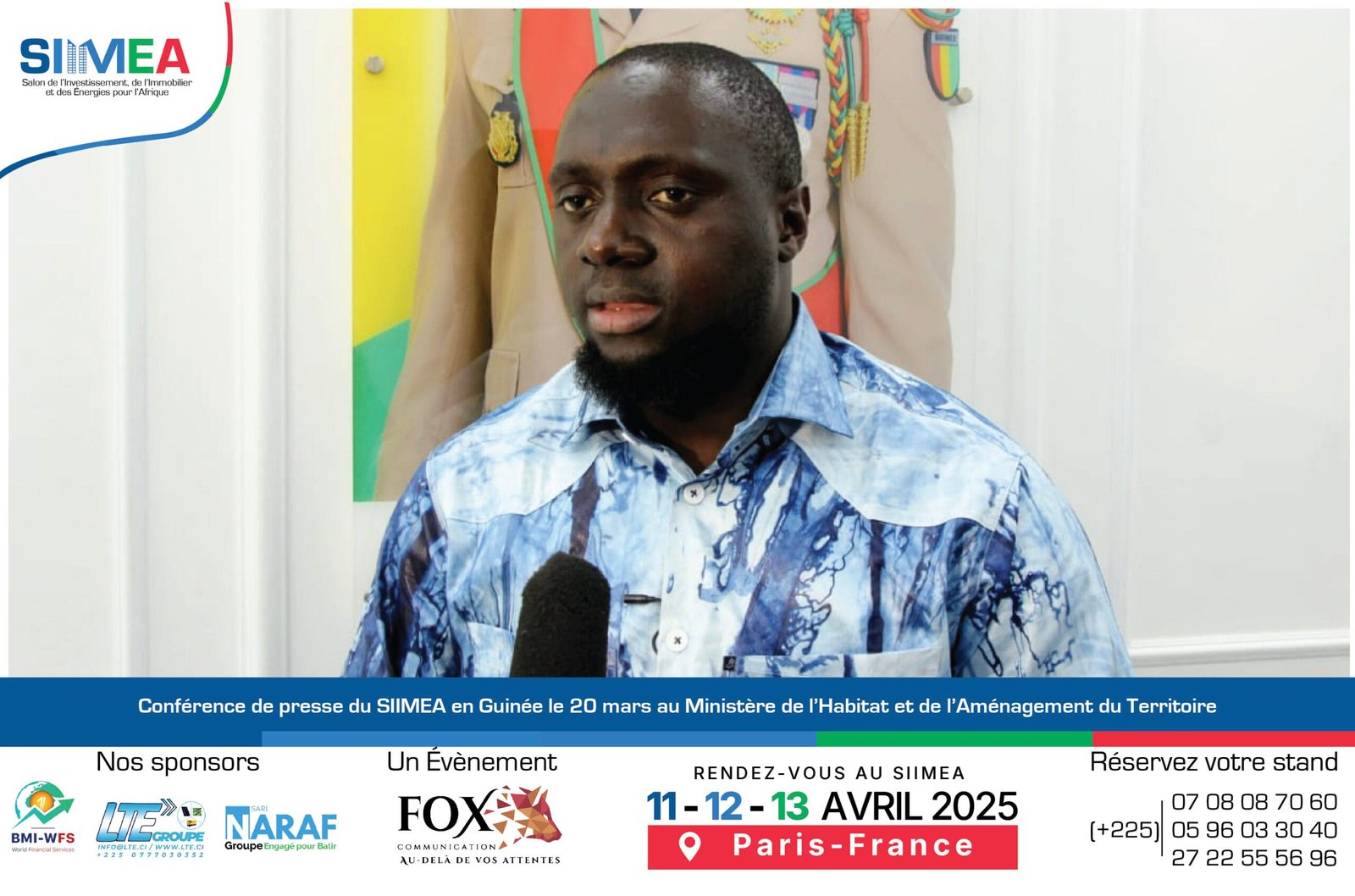 2Conférence de presse du SIMEA en Guinée le 20 mars au Ministère de l’Habitat et de l’Aménagement du Territoire