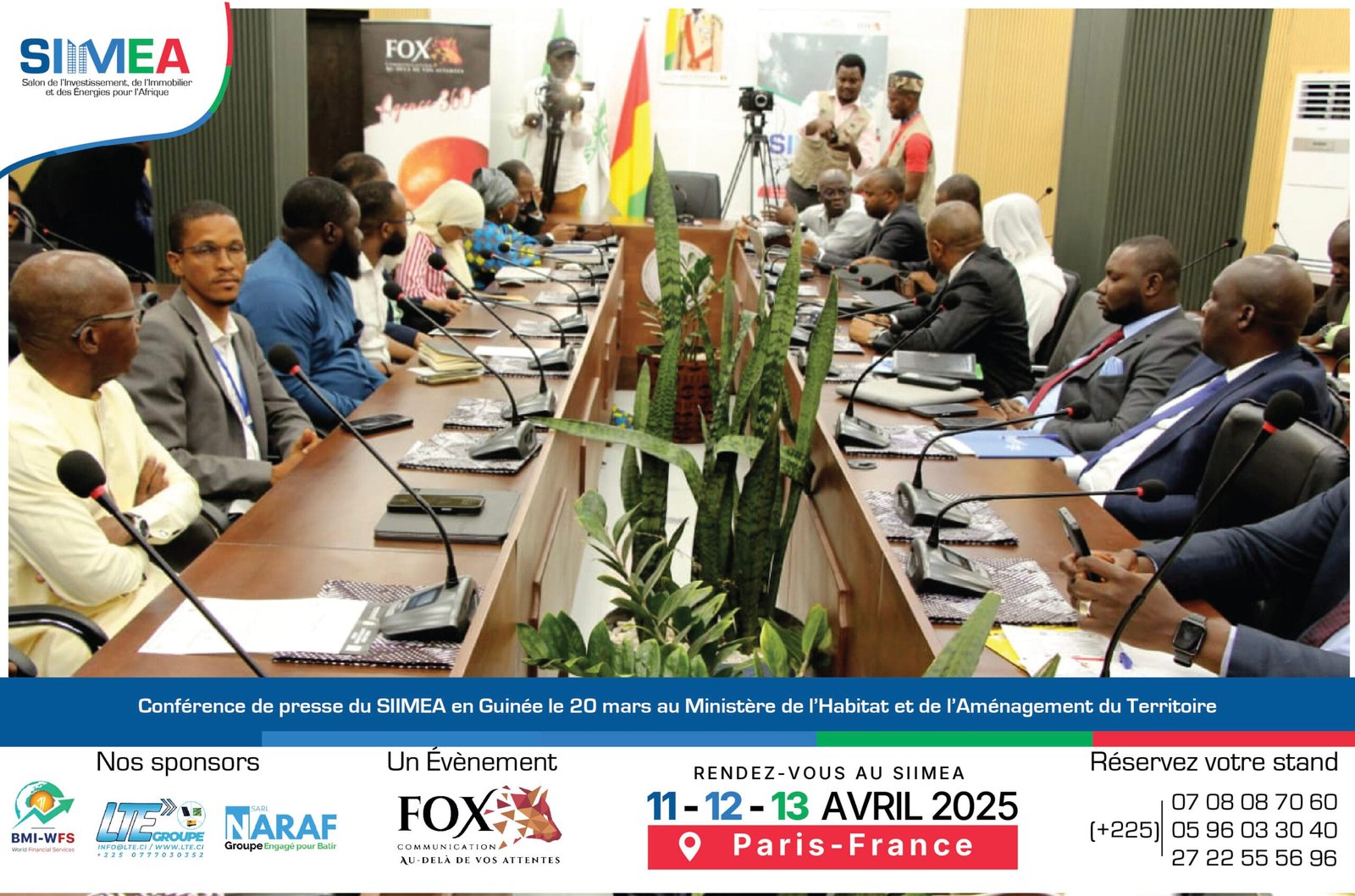 4Conférence de presse du SIMEA en Guinée le 20 mars au Ministère de l’Habitat et de l’Aménagement du Territoire