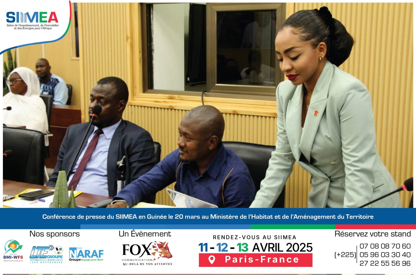 5Conférence de presse du SIMEA en Guinée le 20 mars au Ministère de l’Habitat et de l’Aménagement du Territoire