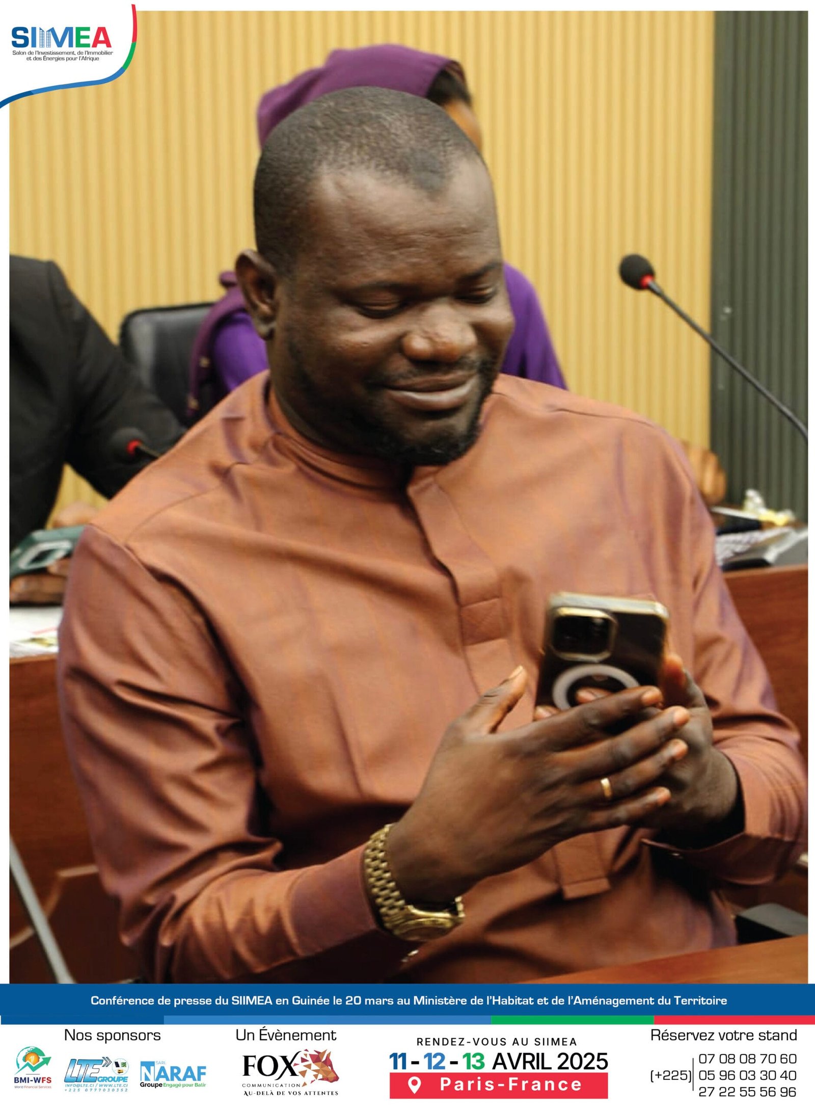 8Conférence de presse du SIMEA en Guinée le 20 mars au Ministère de l’Habitat et de l’Aménagement du Territoire