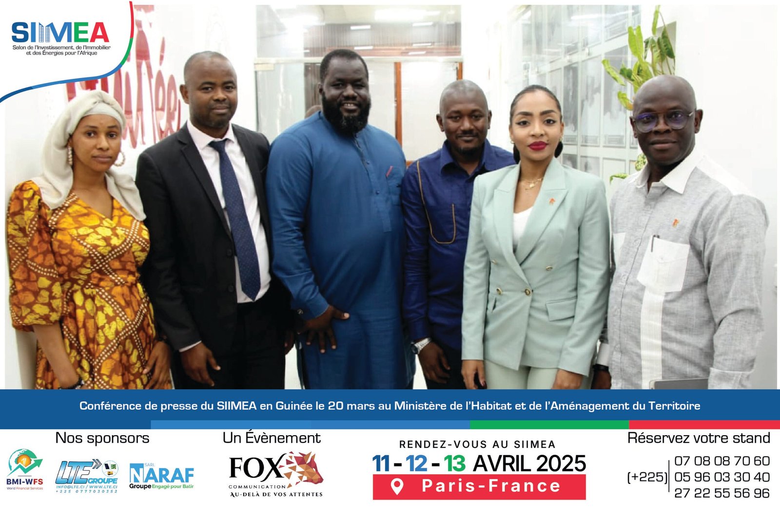 Médiatisation de la conférence de presse du SIIMEA en Guinée avec le Ministre de l’Habitat