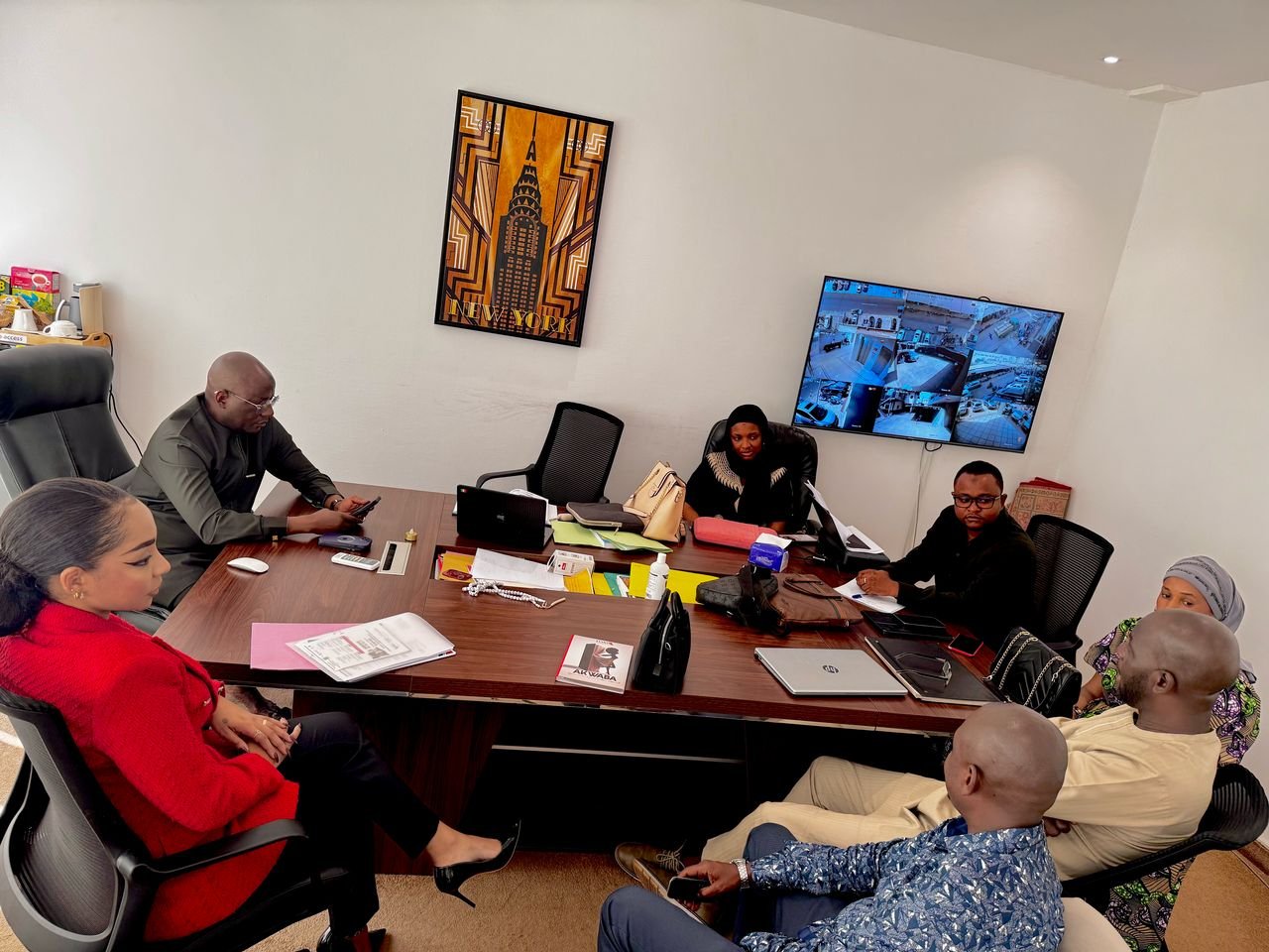 Rencontre entre la Commissaire Générale du SIIMEA et le Groupe SANKARAN Construction